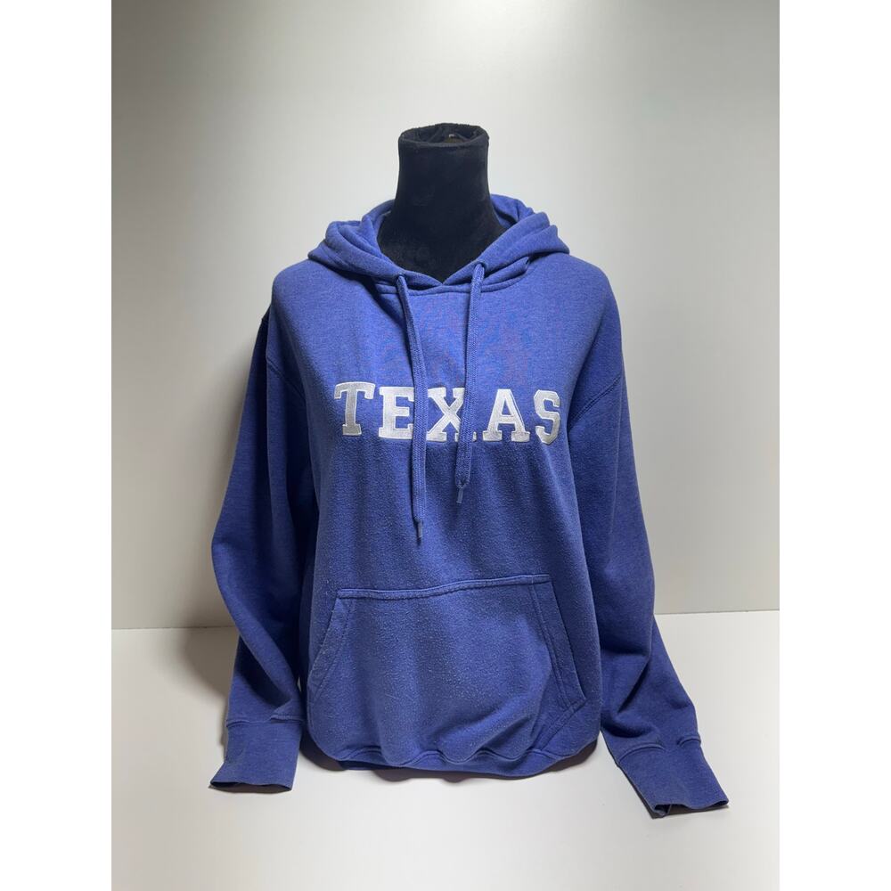 Texas Hoodie Women’s Sz S Purple Kangaroo Pocket Dimco Apparel